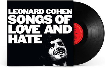 the album cover for Leonard Cohen - Songs of Love & Hate (50th Anniversary) (Black Vinyl)