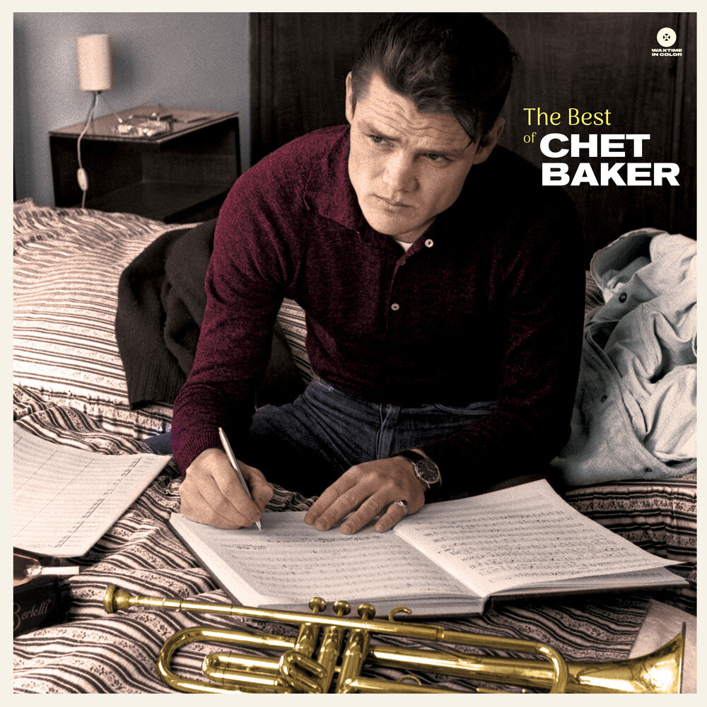 the album cover for Chet Baker - Best Of Chet Baker [Limited 180-Gram Solid Purple Colored Vinyl]
