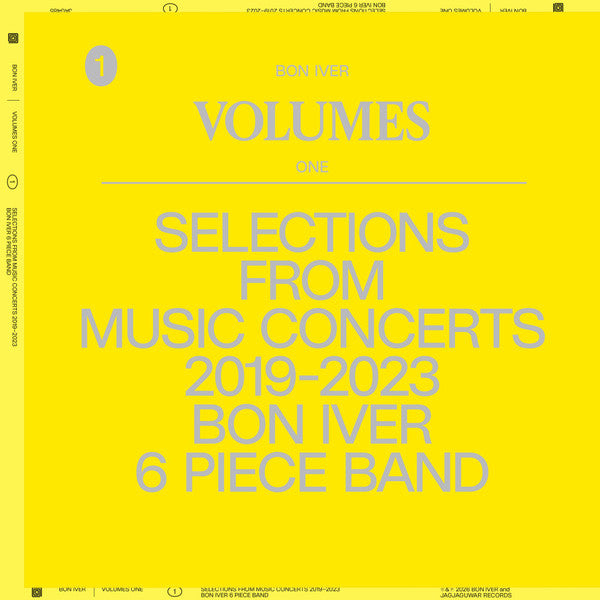 Volumes: One - Selections From Music Concerts 2019 - Bon Iver