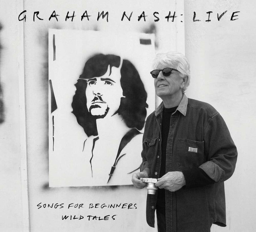 the album cover for Graham Nash - Live Songs For Beginners, Wild Tales