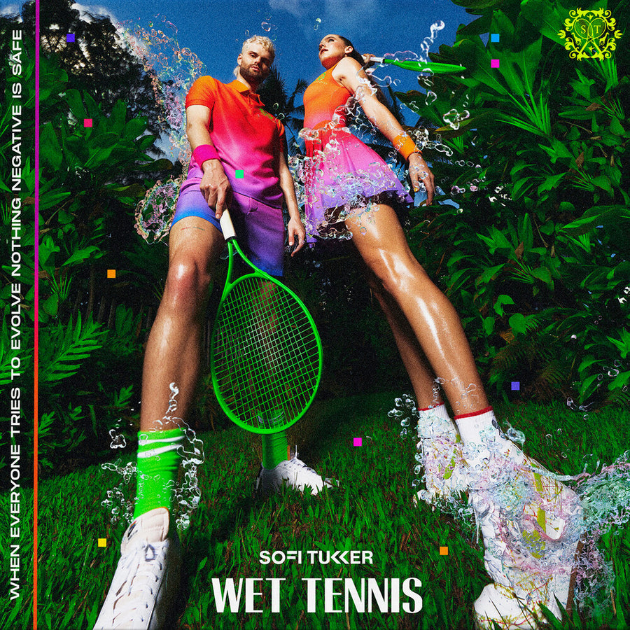 the album cover for Sofi Tukker - Wet Tennis