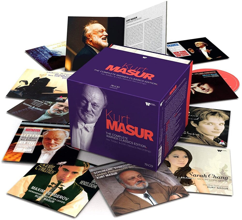 the album cover for Kurt Masur - Kurt Masur: The Complete Warner Classics Edition - His Teldec & EMI