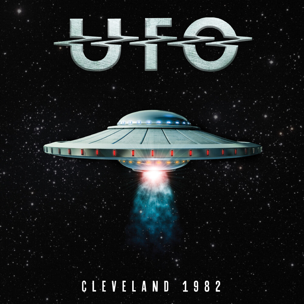 the album cover for UFO - Cleveland 1982 (Blue) (Blue) [Colored Vinyl]