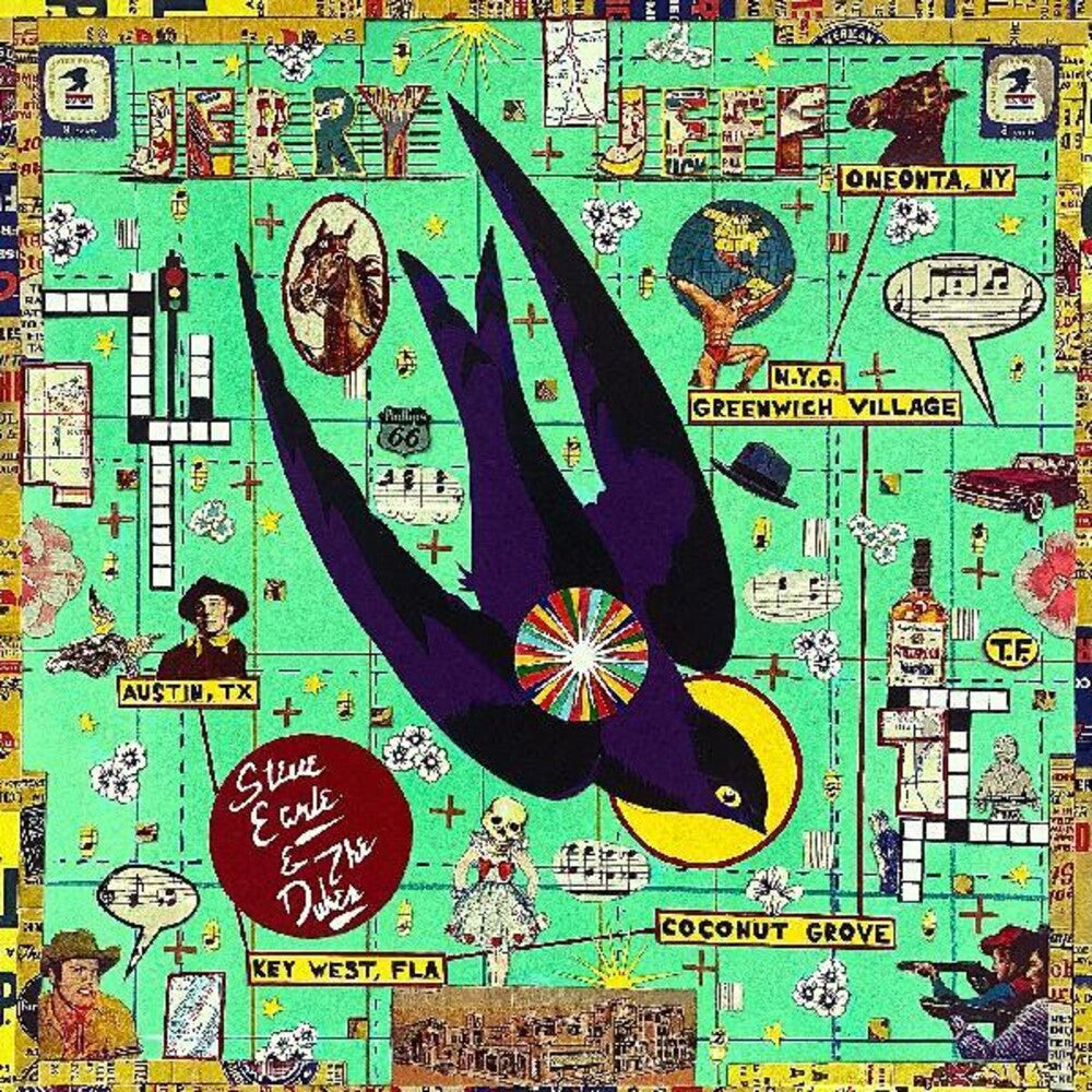 the album cover for Steve Earle & The Dukes - JERRY JEFF