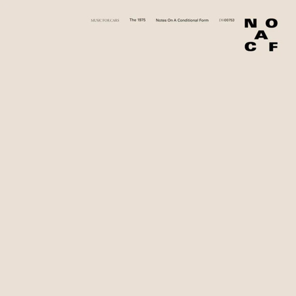 the album cover for The 1975 - Notes On A Condition Form