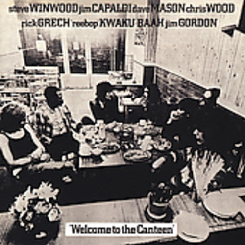 the album cover for Traffic - Welcome to the Canteen