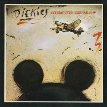 the album cover for Dickies - Stukas Over Disneyland - Red [Colored Vinyl] (Red)
