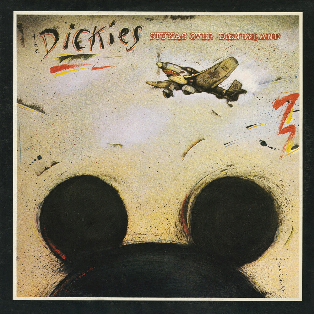 the album cover for Dickies - Stukas Over Disneyland - Red [Colored Vinyl] (Red)