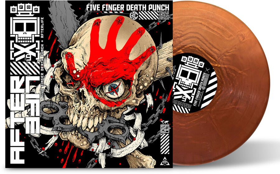 the album cover for Five Finger Death Punch - Afterlife [Colored Vinyl] (Gate)