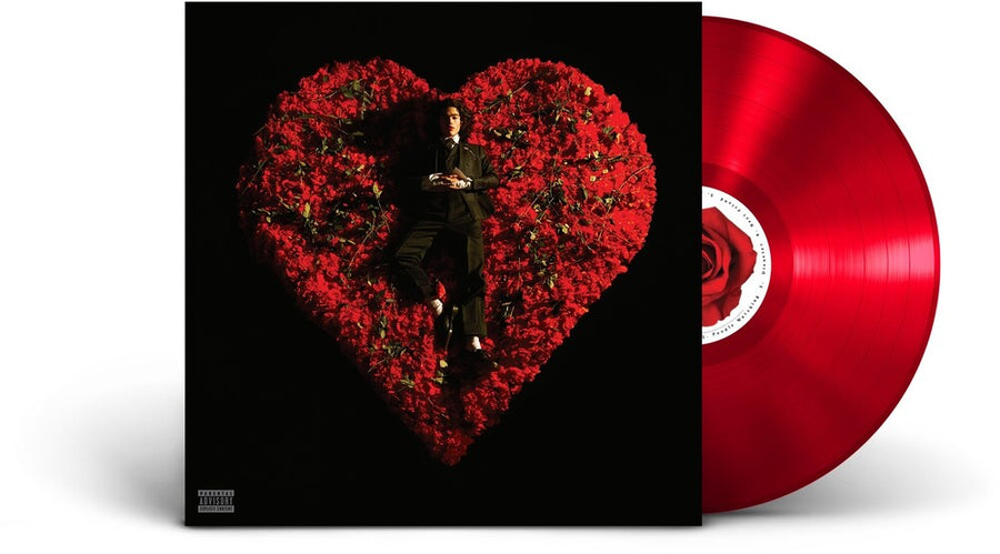 the album cover for Conan Gray - SUPERACHE [Ruby Red LP]