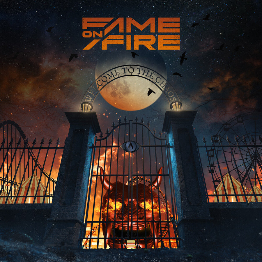 the album cover for Fame on Fire - Welcome To The Chaos