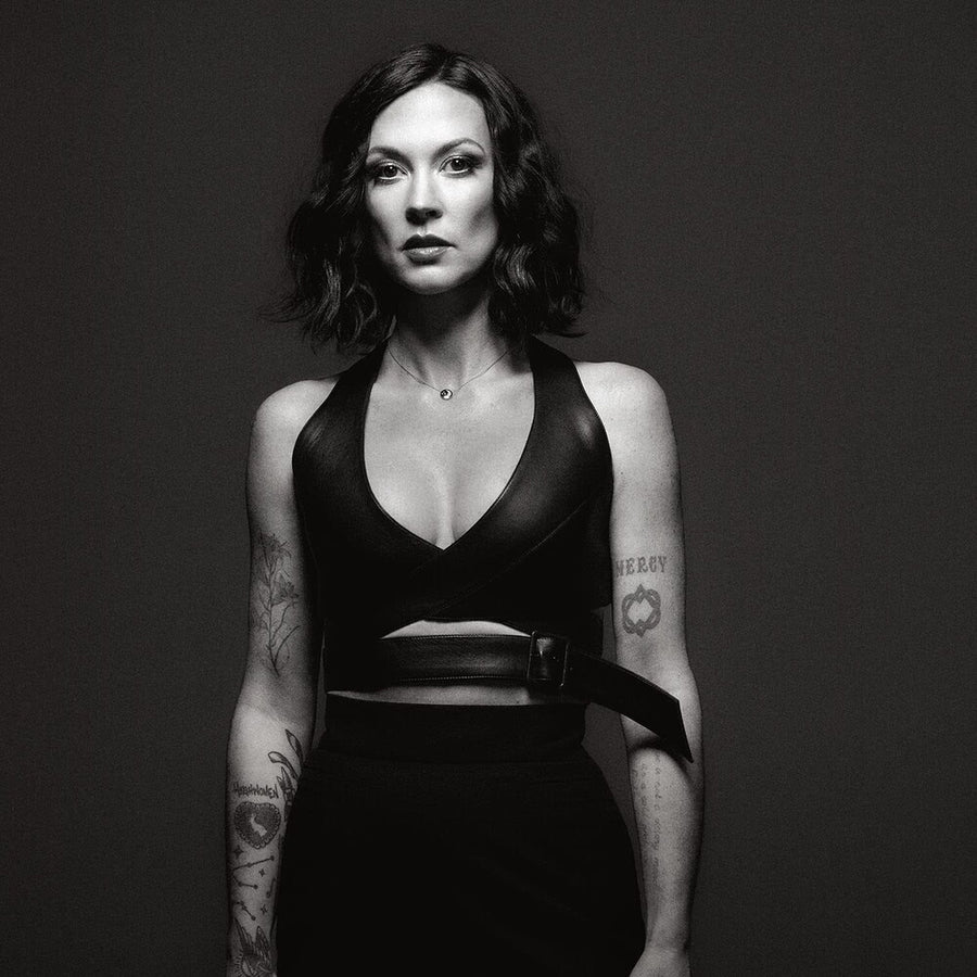 the album cover for Amanda Shires - Take It Like A Man [Red LP]