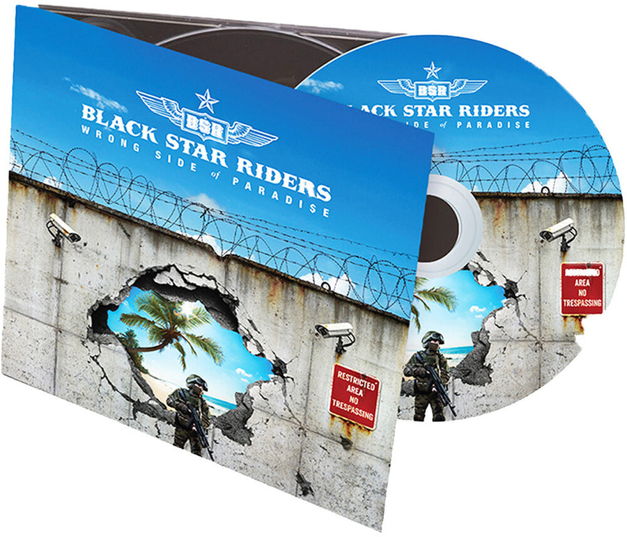 the album cover for Black Star Riders - Wrong Side Of Paradise
