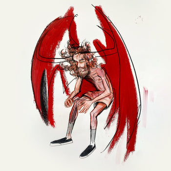 the album cover for Pouya - Blood Was Never Thick As Water [Indie Exclusive Limited Edition Clear LP]