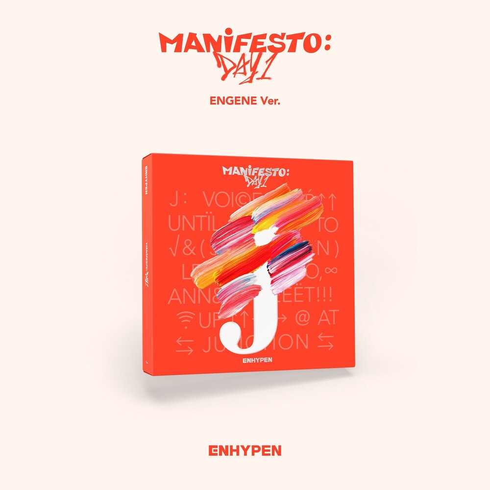 the album cover for ENHYPEN - MANIFESTO : DAY 1 [J : ENGENE Ver.]