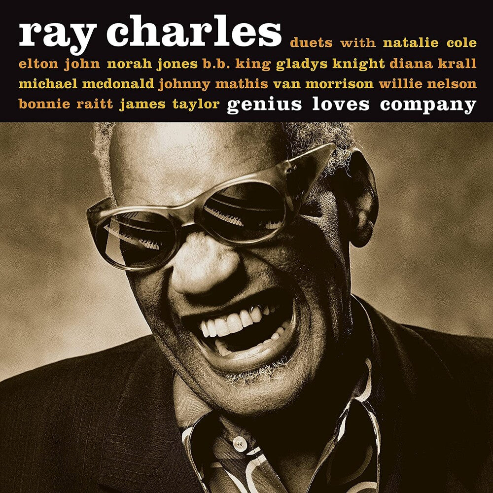 the album cover for Ray Charles - Genius Loves Company