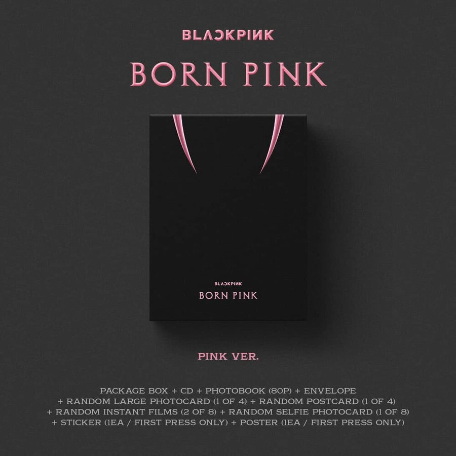 the album cover for BLACKPINK - BORN PINK [Standard CD Boxset – Version A / PINK]