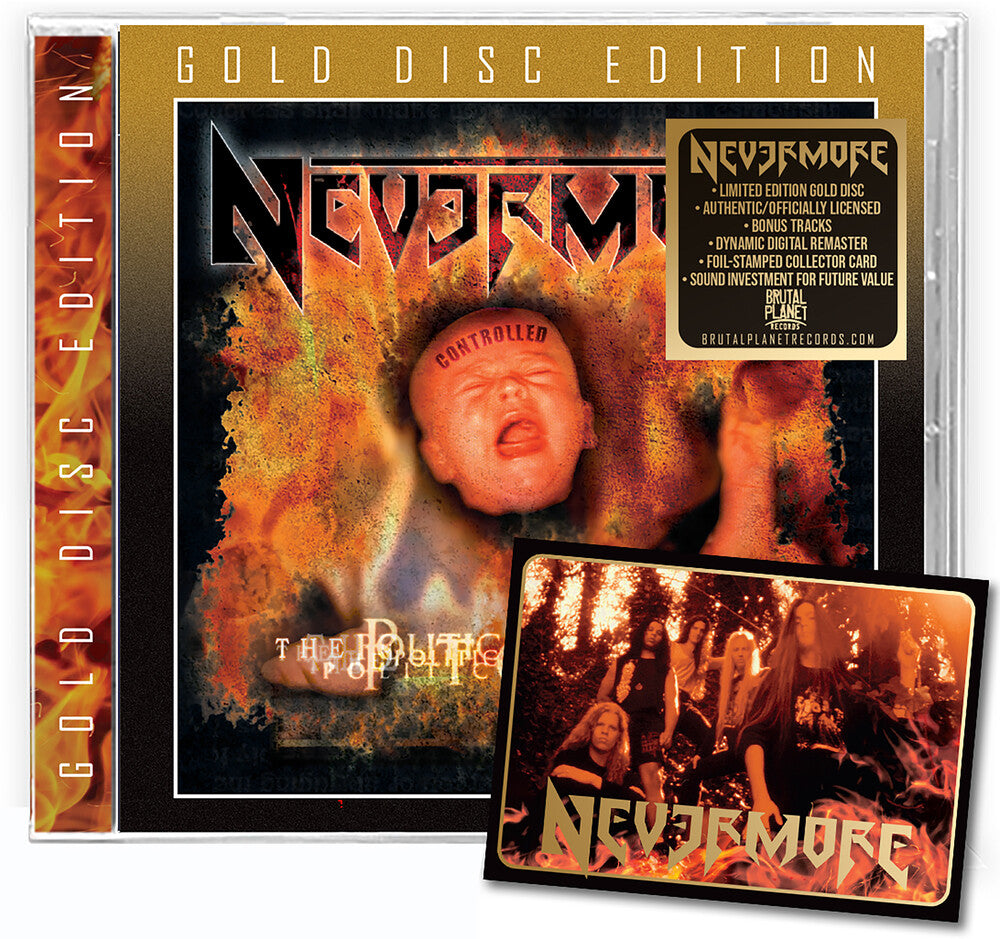 the album cover for Nevermore - Politics Of Ecstasy (Bonus Tracks) [Limited Edition] [Remastered]