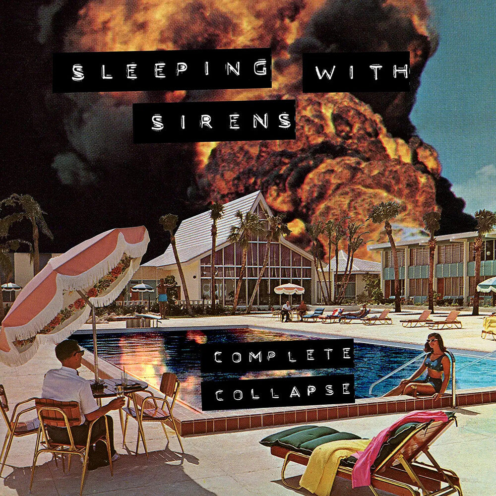 the album cover for Sleeping With Sirens - Complete Collapse [Easter Yellow/Translucent Orange LP]