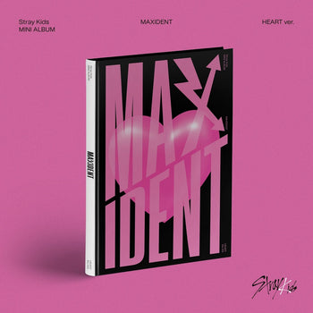the album cover for Stray Kids - MAXIDENT [HEART ver.]
