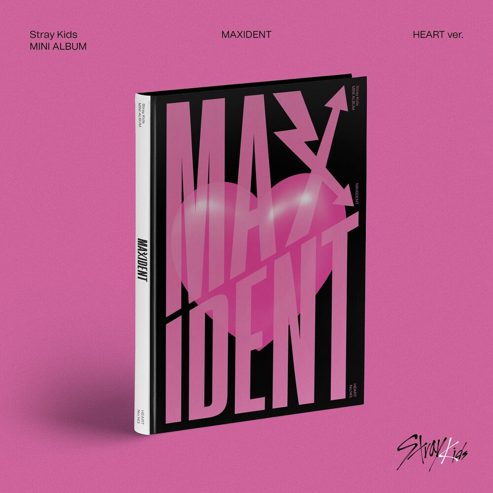 the album cover for Stray Kids - MAXIDENT [HEART ver.]