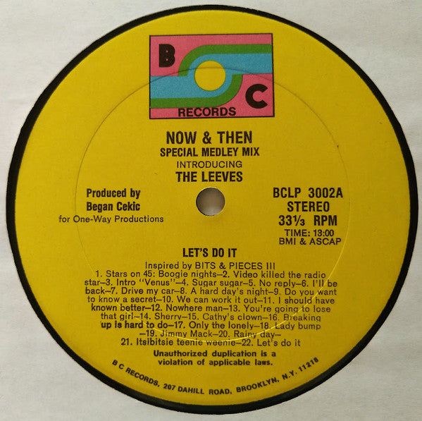 Now & Then (Special Medley Mix) - Leeves, The