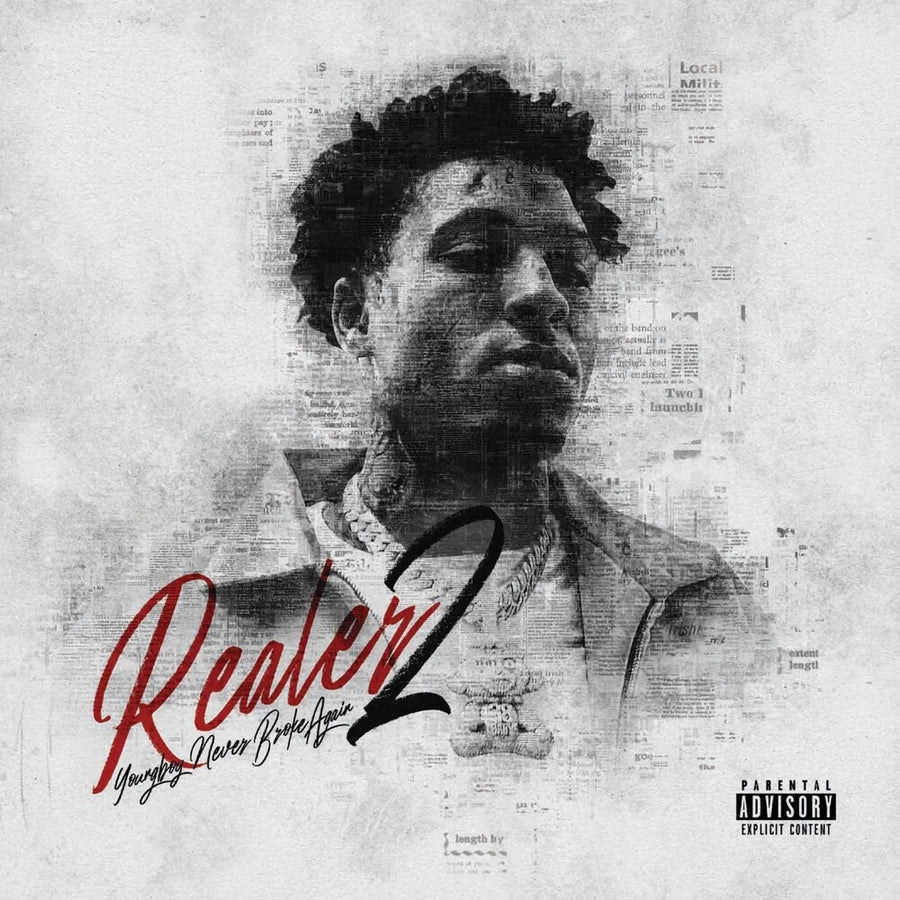 the album cover for Youngboy Never Broke Again - Realer 2 (Mod)
