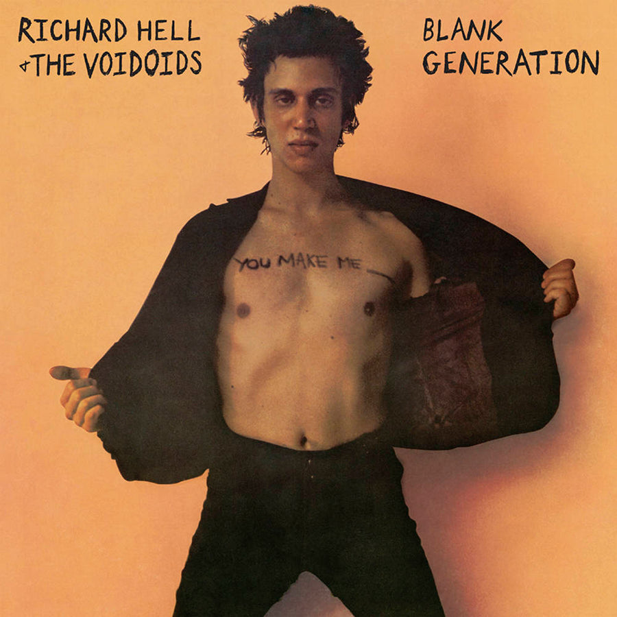 the album cover for Richard Hell & The Voidoids - Blank Generation [SYEOR 2022 Limited Edition Translucent Blue LP]