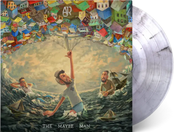 the album cover for AJR - The Maybe Man [Indie Exclusive Limited Edition Iridescent Pearlized Purple LP]