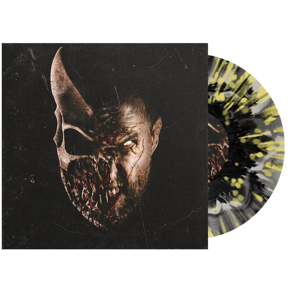 the album cover for Slaughter to Prevail - Grizzly [Cloudy Black/Light Yellow Splatter LP]