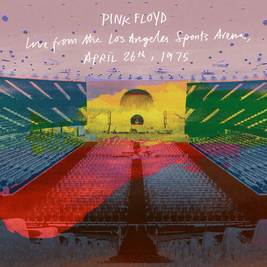 the album cover for Pink Floyd - Live From the Los Angeles Sports Arena, April 26th, 1975  [RSD 2026]
