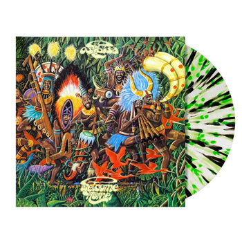 the album cover for Osibisa - Welcome Home [Indie Exclusive Psychedelic Splatter]