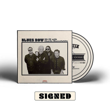 the album cover for GA-20 - Blues Now [Indie Exclusive - Autographed Cover]