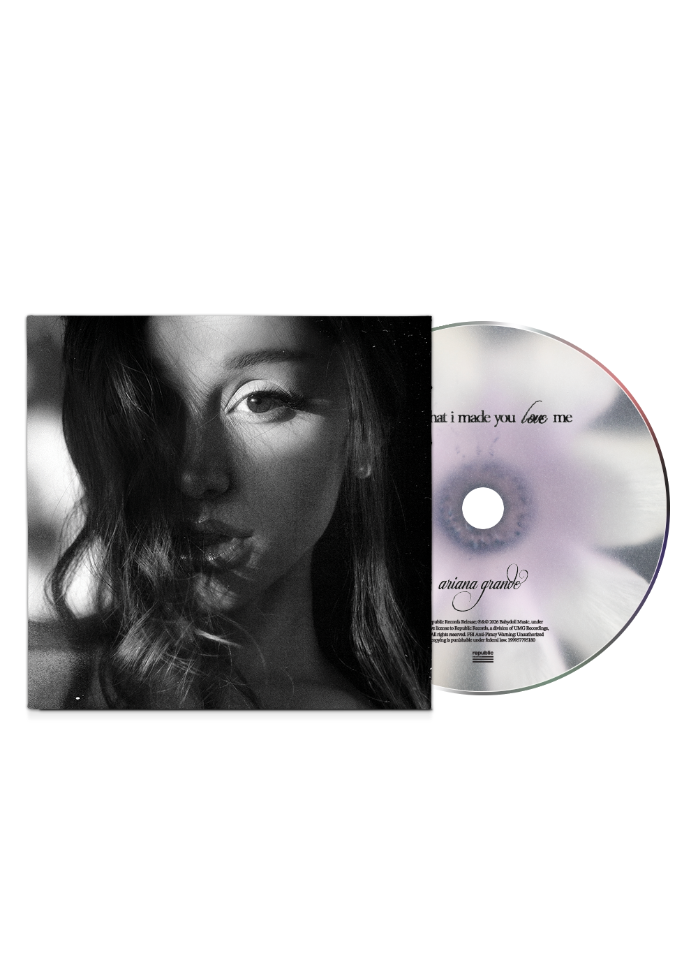 the album cover for Ariana Grande - hate that i made you love me [a cappella]