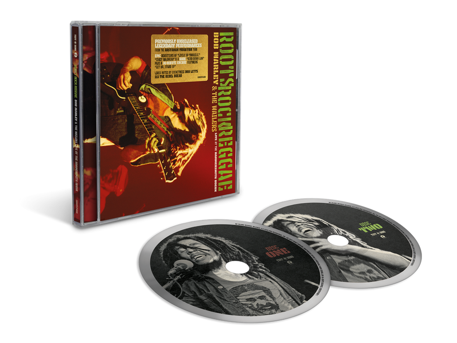 the album cover for Bob Marley & the Wailers - Roots Rock Reggae: Live At The Hammersmith Odeon