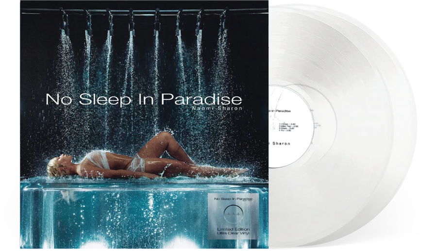 the album cover for Naomi Sharon - No Sleep In Paradise