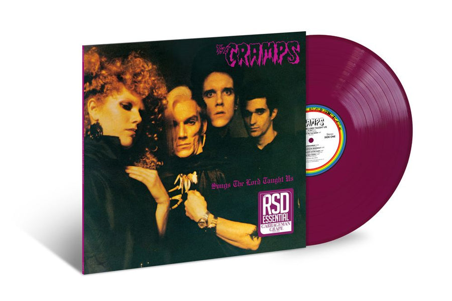 the album cover for The Cramps - Songs The Lord Taught Us [RSD Essential - Garbageman Grape]