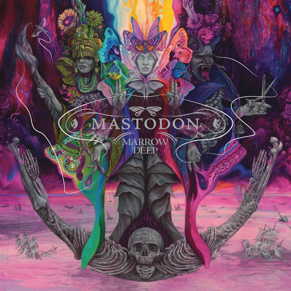 the album cover for Mastodon - Marrow Deep [with bonus sticker - 1 of 3 random sisters/fates]