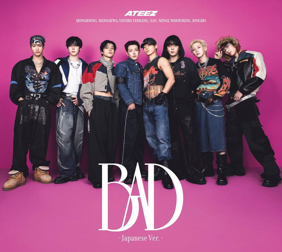 the album cover for Ateez - Bad (Japanese Ver.) [Limited Edition A with Photobook]