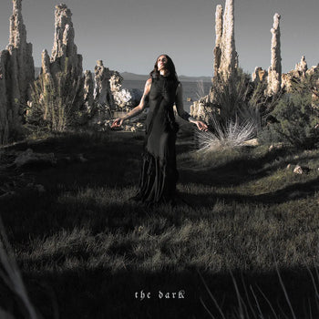 the album cover for Chelsea Wolfe - The Dark (Indie Exclusive) [SIGNED Insert - Translucent Dark Grass Green]