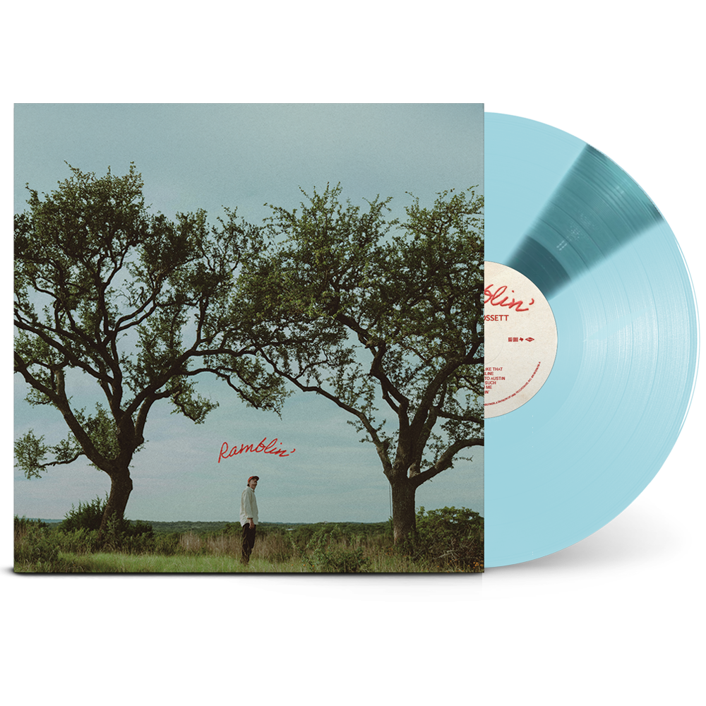 the album cover for Dylan Gossett - Ramblin' [Indie Exclusive Summer Sky Blue]