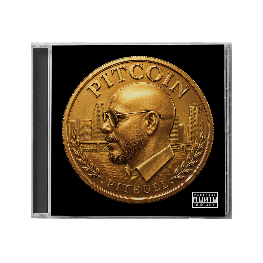 the album cover for Pitbull - Pitcoin