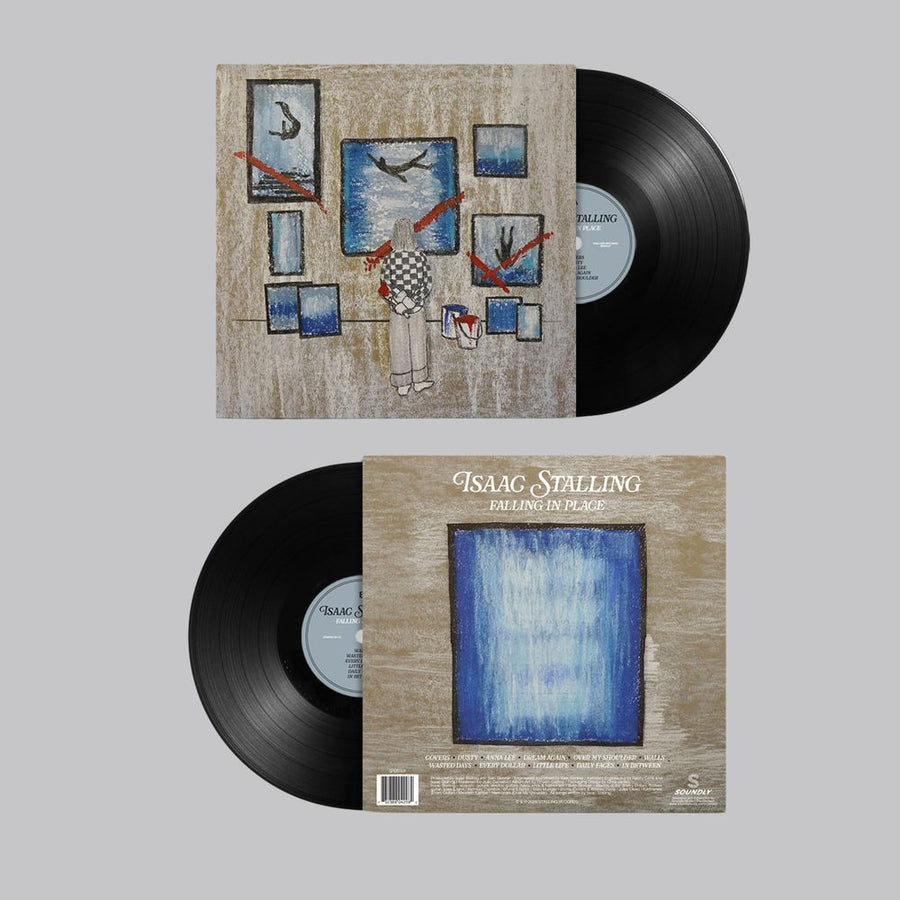 the album cover for Isaac Stalling - Falling In Place