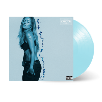 the album cover for Karol G - NO ME ARREPIENTO DE SENTIR TANTO [Clearwater Blue]