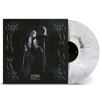 the album cover for Eivor - Tungl [Indie Exclusive White / Black Marbled]