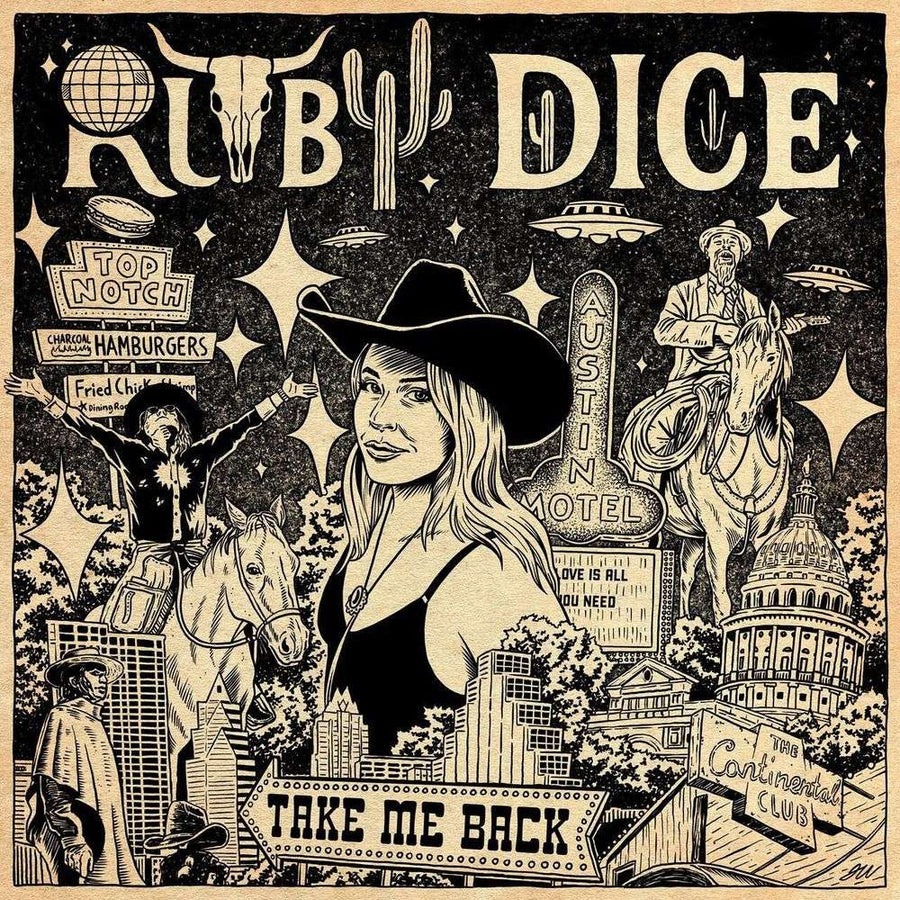 the album cover for Ruby Dice - Take Me Back
