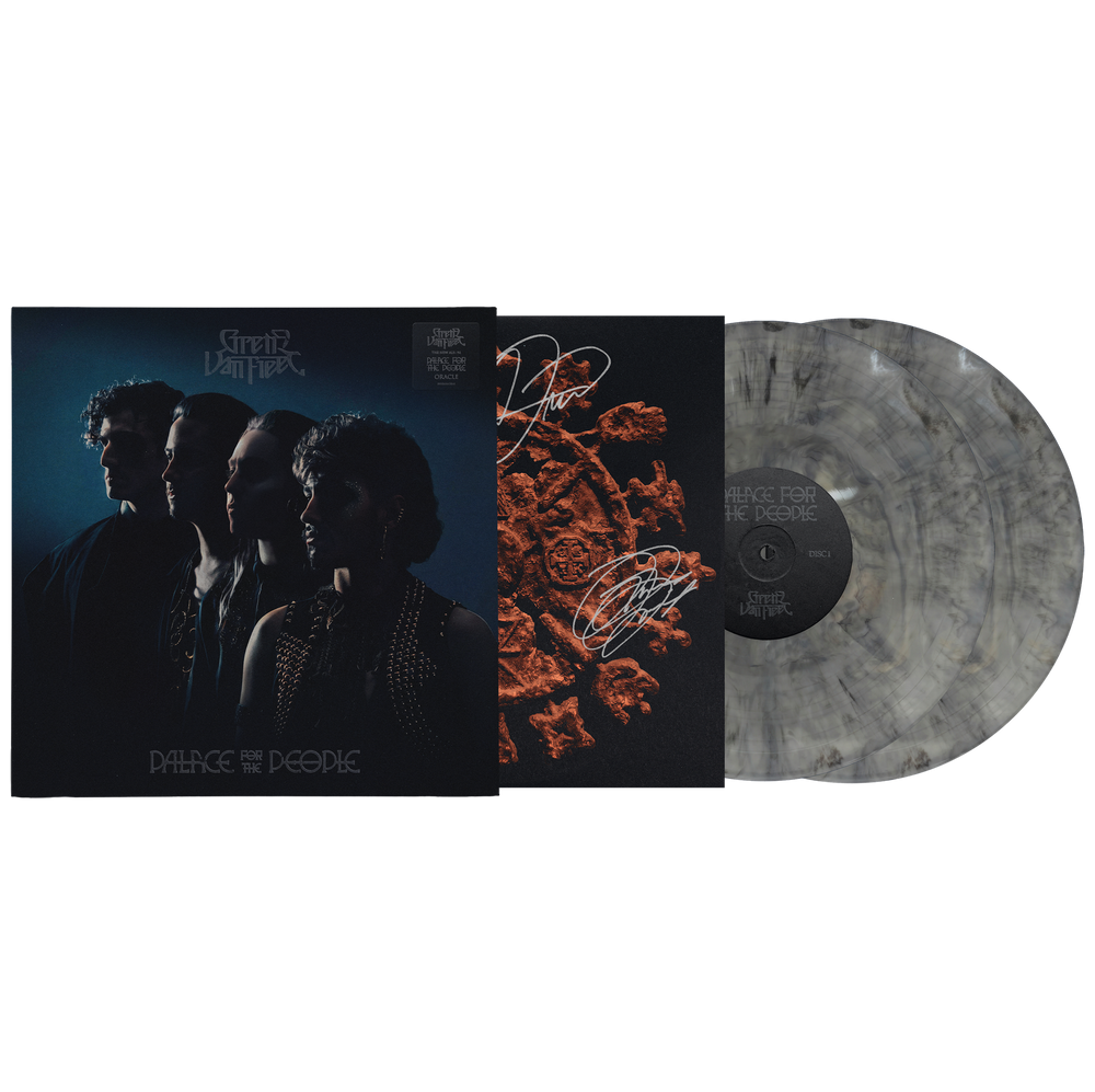 the album cover for Greta Van Fleet - Palace for the People [Oracle Variant - Signed Insert]