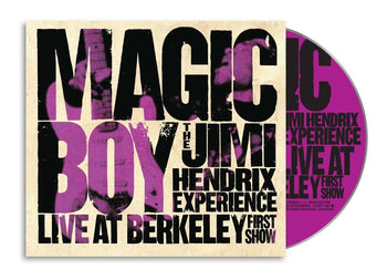 the album cover for Jimi Hendrix Experience - Magic Boy: The Jimi Hendrix Experience Live At