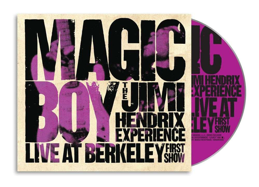 the album cover for Jimi Hendrix Experience - Magic Boy: The Jimi Hendrix Experience Live At
