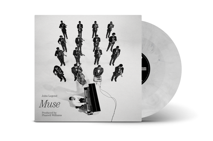 the album cover for John Legend - Muse [Indie Exclusive Smokey Quartz]